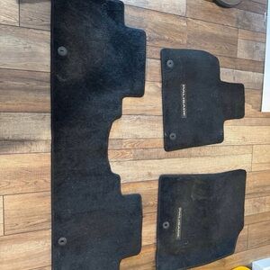 Black Car Floor Mats with Logo